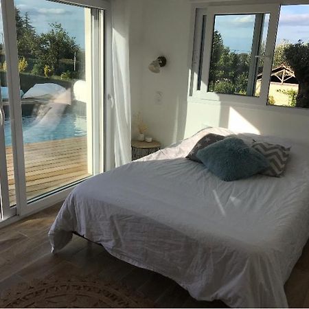 Chambre Independante Dans Pool House Le Mas-d'Agenais Ngoại thất bức ảnh